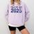 Class Of 2025 Grow With Me Future Graduation Year Comfort Colors Sweatshirt Orchid