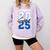 Class Of 2025 Senior Graduation 2025 Blue Comfort Colors Sweatshirt Orchid
