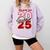 Class Of 2025 Senior 2025 Graduation Red Raglan Baseball Tee Comfort Colors Sweatshirt Orchid