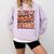 Class Of 2025 Senior Orange And Student Graduation Comfort Colors Sweatshirt Orchid