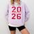 Class Of 2026 Graduation Red With Varsity Letters Comfort Colors Sweatshirt Orchid