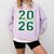 Class Of 2026 Graduation Varsity Green And On The Back Comfort Colors Sweatshirt Orchid