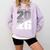 Class Of 2026 High School Senior Graduation Grey Sport Style Comfort Colors Sweatshirt Orchid