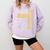 Class Of 2026 Senior 26 High School Graduation -Gold Comfort Colors Sweatshirt Orchid