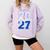 Class Of 2027 Senior 2027 Graduation Comfort Colors Sweatshirt Orchid