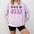 Class Of 2032 Graduation T-Shirts Comfort Colors Sweatshirt Orchid