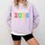 Class Of 2036 Grow With Me Graduation First Day Of School Comfort Colors Sweatshirt Orchid