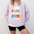 Class Of 2038 First Day Of School & Graduation 2038 Comfort Colors Sweatshirt Orchid