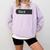 Class Of 2038 Pre-K -12th Grade Hand Prints Space Graduation Comfort Colors Sweatshirt Orchid