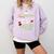 College Student Christmas Bachelors Degree Graduation Comfort Colors Sweatshirt Orchid