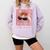 Cool Cat Meme Ew People Anti Social Introvert Cute Cat Comfort Colors Sweatshirt Orchid