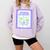 Cool Fun Cute Proud Introvert Cat Character For Men Women Comfort Colors Sweatshirt Orchid