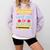 Cool Stylish Happy Last Day Of School Shirt Graduation Comfort Colors Sweatshirt Orchid