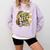 Craft Beer Lover Introverted & Hoppy Comfort Colors Sweatshirt Orchid