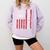 Criminal Justice Major College Student Graduate Graduation Premium Comfort Colors Sweatshirt Orchid