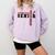 Cross Country Senior Night Senior 2025 Graduation Party 46 Comfort Colors Sweatshirt Orchid