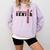 Cross Country Senior Night XC Senior 2026 Graduation 90 Comfort Colors Sweatshirt Orchid