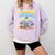 I Crushed Kindergarten Monster Truck Graduation Boys Kids Comfort Colors Sweatshirt Orchid