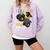 I Crushed Kindergarten Monster Truck Graduation Boys Small Comfort Colors Sweatshirt Orchid