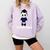 Cute Graduation Panda Class 2018 Comfort Colors Sweatshirt Orchid