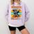 Dabbing Boy Goodbye 2nd Grade Hello 3rd Grade Graduation Comfort Colors Sweatshirt Orchid