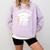 I Didn't Even Try 2018 Senior Graduation Shirt Comfort Colors Sweatshirt Orchid