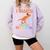 Dinosaur Graduation I Roared Through Kindergarten T-Shirt Comfort Colors Sweatshirt Orchid