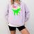 Dinosaur Rawr Diploma Grad Graduate Graduation Comfort Colors Sweatshirt Orchid