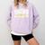 Done Class Of 2026 Graduation 2026 Senior Graduate School Comfort Colors Sweatshirt Orchid