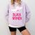 Educated Women Graduation Shirt Comfort Colors Sweatshirt Orchid