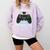 Elementary School Level Complete Gamer Graduation Comfort Colors Sweatshirt Orchid