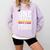 English Major Shirt Now Hotter By One Degree Graduation Comfort Colors Sweatshirt Orchid