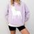 English Mastiff Graduation Dog Graduate Comfort Colors Sweatshirt Orchid