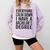 Everyone Calm Down Bachelors Degree Graduation T-Shirt Comfort Colors Sweatshirt Orchid