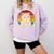 Ew People Introvert Cat Lover Crazy Colorful Cat Lady Comfort Colors Sweatshirt Orchid