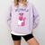 Ew People Introvert Ferrets Saying Mask Ferret Comfort Colors Sweatshirt Orchid