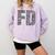Fire Academy Graduation T-Shirt Firefighter Support Tee Comfort Colors Sweatshirt Orchid