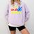 First Day Of School Shirt Peace Out Pre-K Graduation Kids So Comfort Colors Sweatshirt Orchid