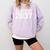 First Grade Class Of 2037 First Day School Graduation Kids Comfort Colors Sweatshirt Orchid