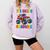First Grade Graduation Monster Truck 1st Grade Graduate Comfort Colors Sweatshirt Orchid