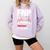 FNP In Progress Graduation Family Nurse Practitioner Comfort Colors Sweatshirt Orchid