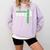 Football Senior Night Football Senior 2025 Graduation 23 Comfort Colors Sweatshirt Orchid