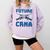 Future CRNA Nurse Anesthetist Student Nursing RN Graduation Comfort Colors Sweatshirt Orchid