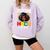 Future HBCU Grad Girl HBCU Toddler Kids Graduation Comfort Colors Sweatshirt Orchid