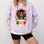 Future HBCU Grad Graduation Students Girl Kids Comfort Colors Sweatshirt Orchid
