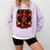 Future HBCU Grad History Girl Graduation HBCU Comfort Colors Sweatshirt Orchid
