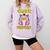 Gamer Girl Graduate Shirt Girls Kids Gamer Graduation Comfort Colors Sweatshirt Orchid