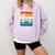 Gamer Graduation 2021 Retro 9th Grade Level Complete Comfort Colors Sweatshirt Orchid