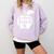 Geography Teacher Est 2018 School Graduation T Shirt Comfort Colors Sweatshirt Orchid
