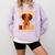 Girl Future HBCU Graduate Afro College Graduation Kids Comfort Colors Sweatshirt Orchid